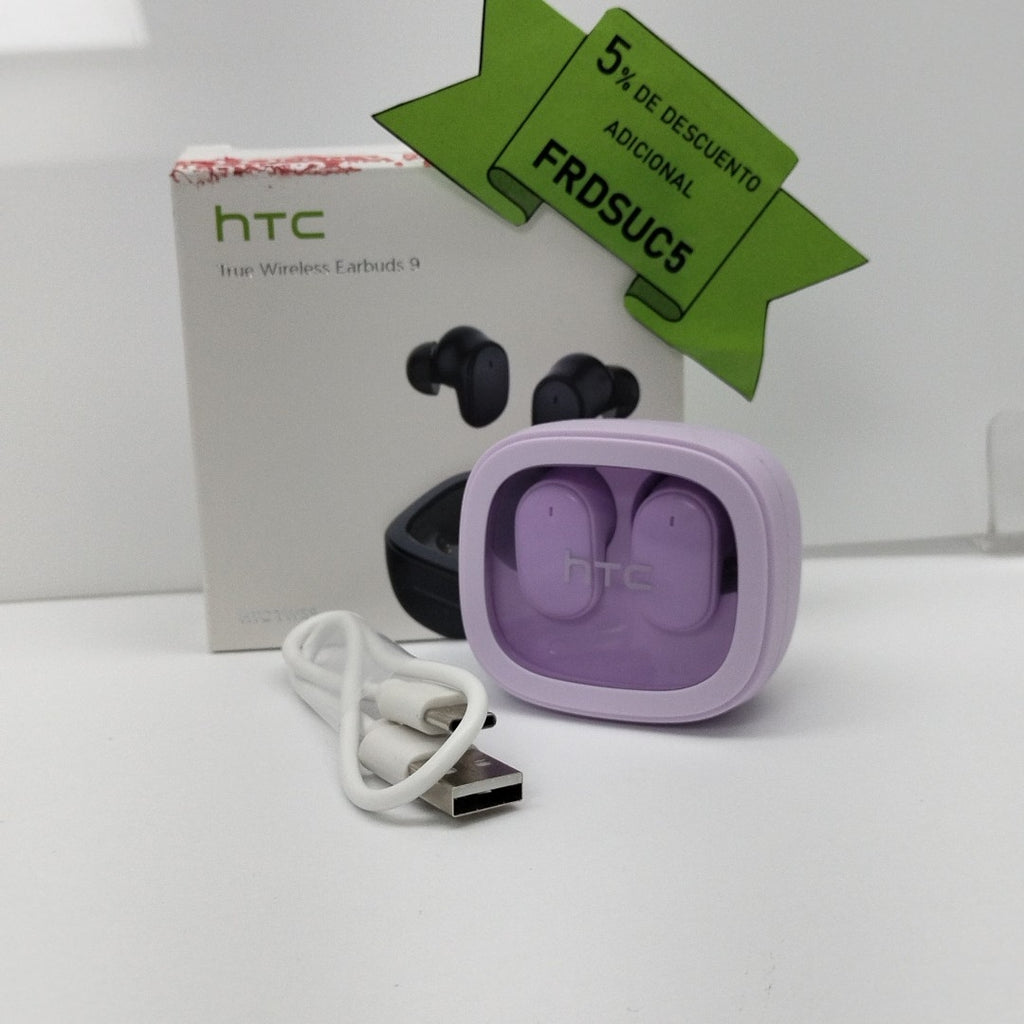 AUDIFONOS HTC EARBUDS 9 INALAMBRICO IN EAR (SEMINUEVO)