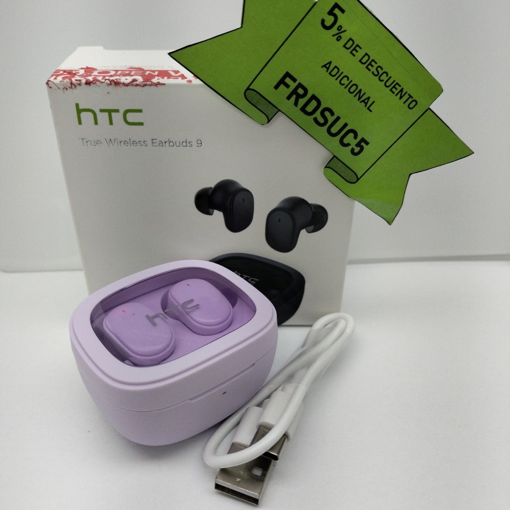 AUDIFONOS HTC EARBUDS 9 INALAMBRICO IN EAR (SEMINUEVO)