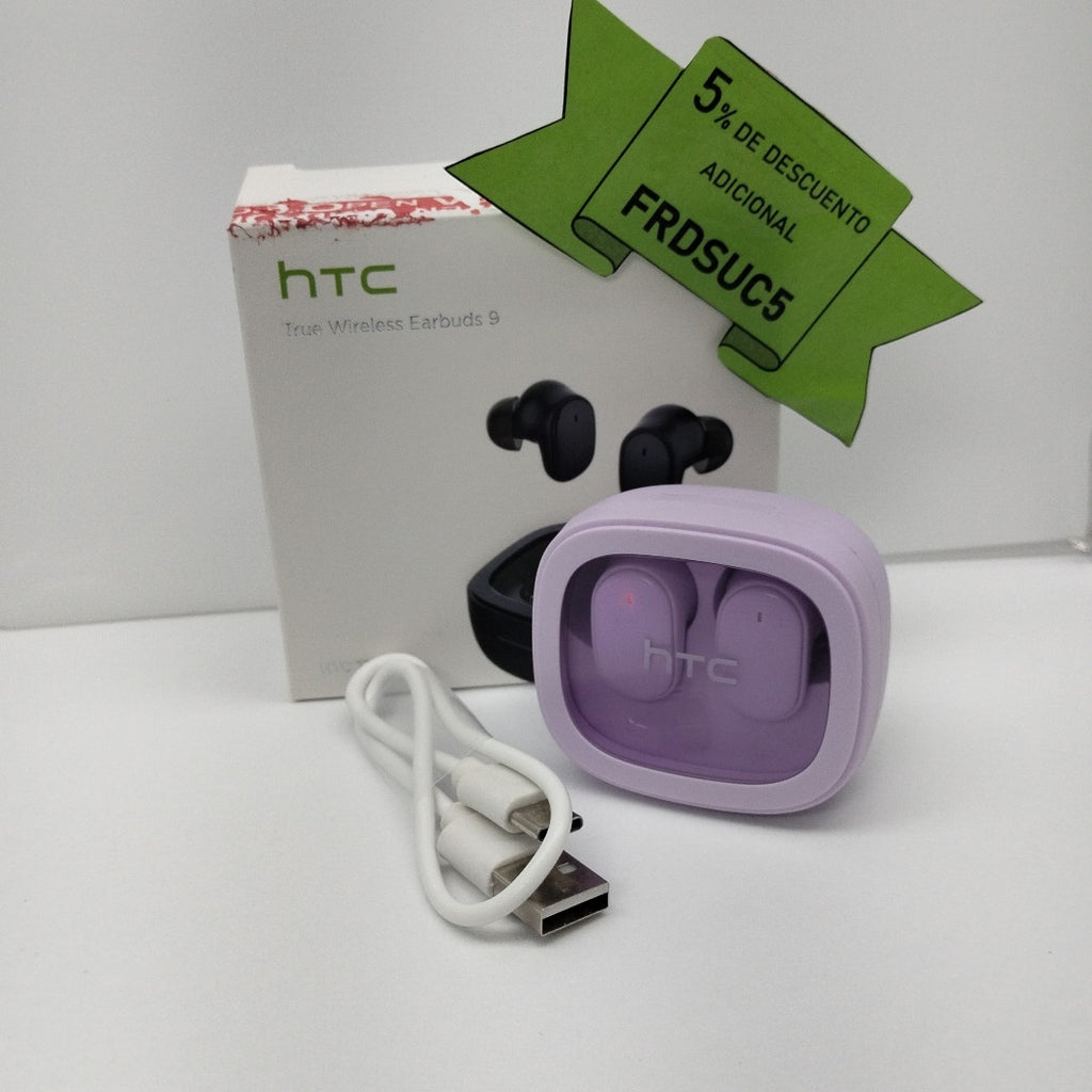 AUDIFONOS HTC EARBUDS 9 INALAMBRICO IN EAR (SEMINUEVO)
