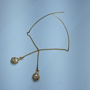 VIOLADORES PAR ORO 14 K 1.8 GRMS (SEMINUEVO)