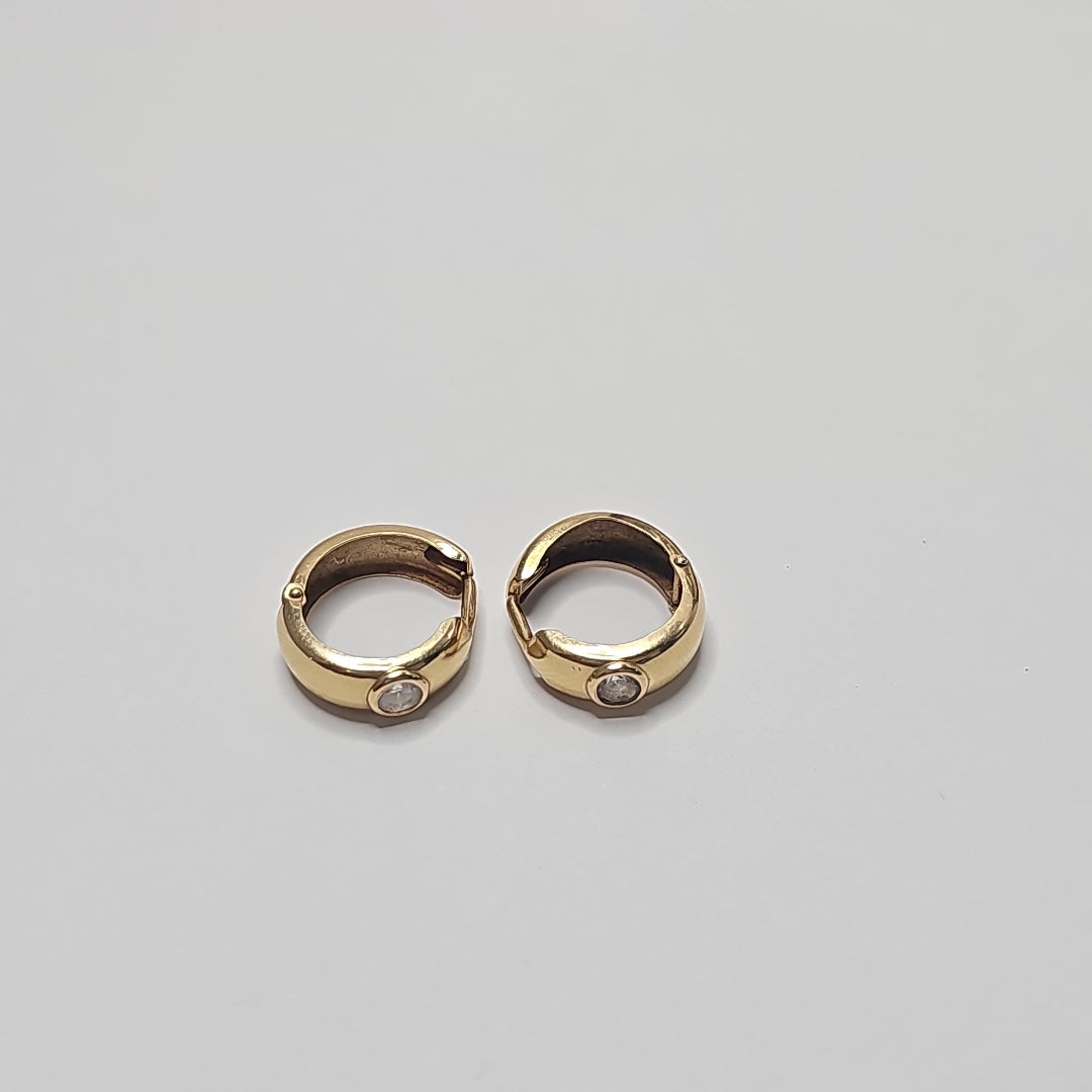ARRACADAS PAR ORO 14 K 2 GRMS (SEMINUEVO)