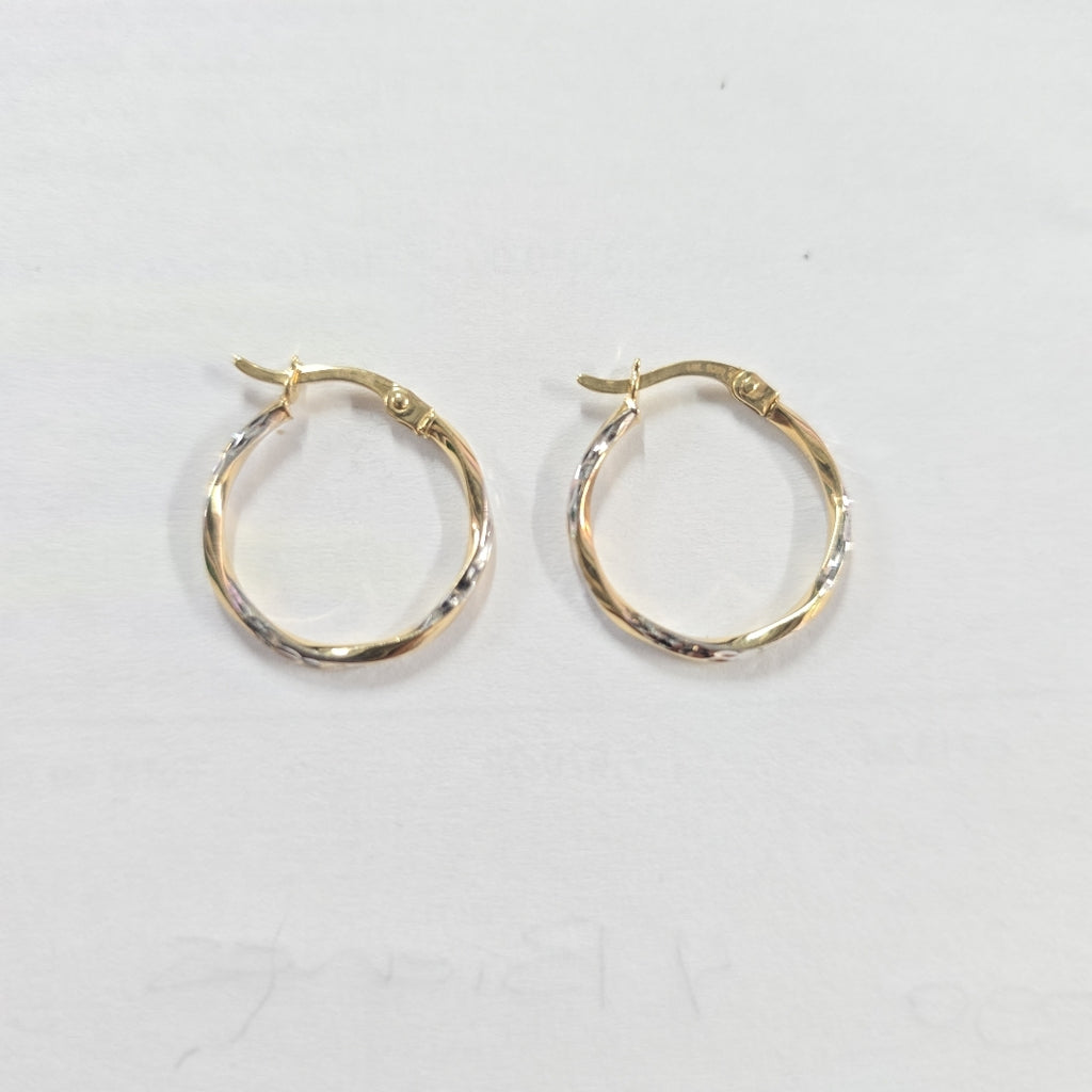 ARRACADAS PAR ORO 14 K 1.4 GRMS (SEMINUEVO)