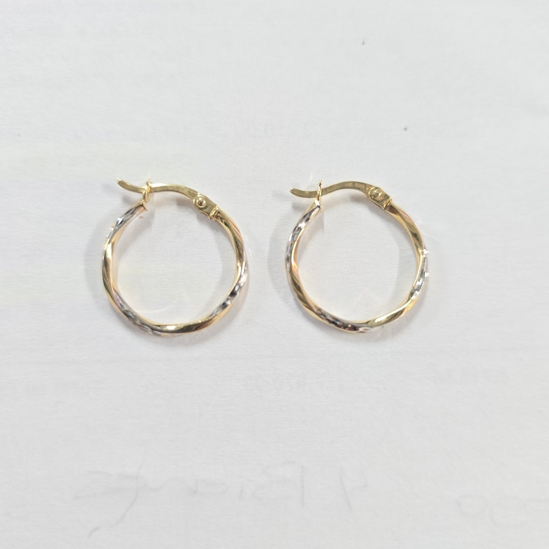 ARRACADAS PAR ORO 14 K 1.4 GRMS (SEMINUEVO)