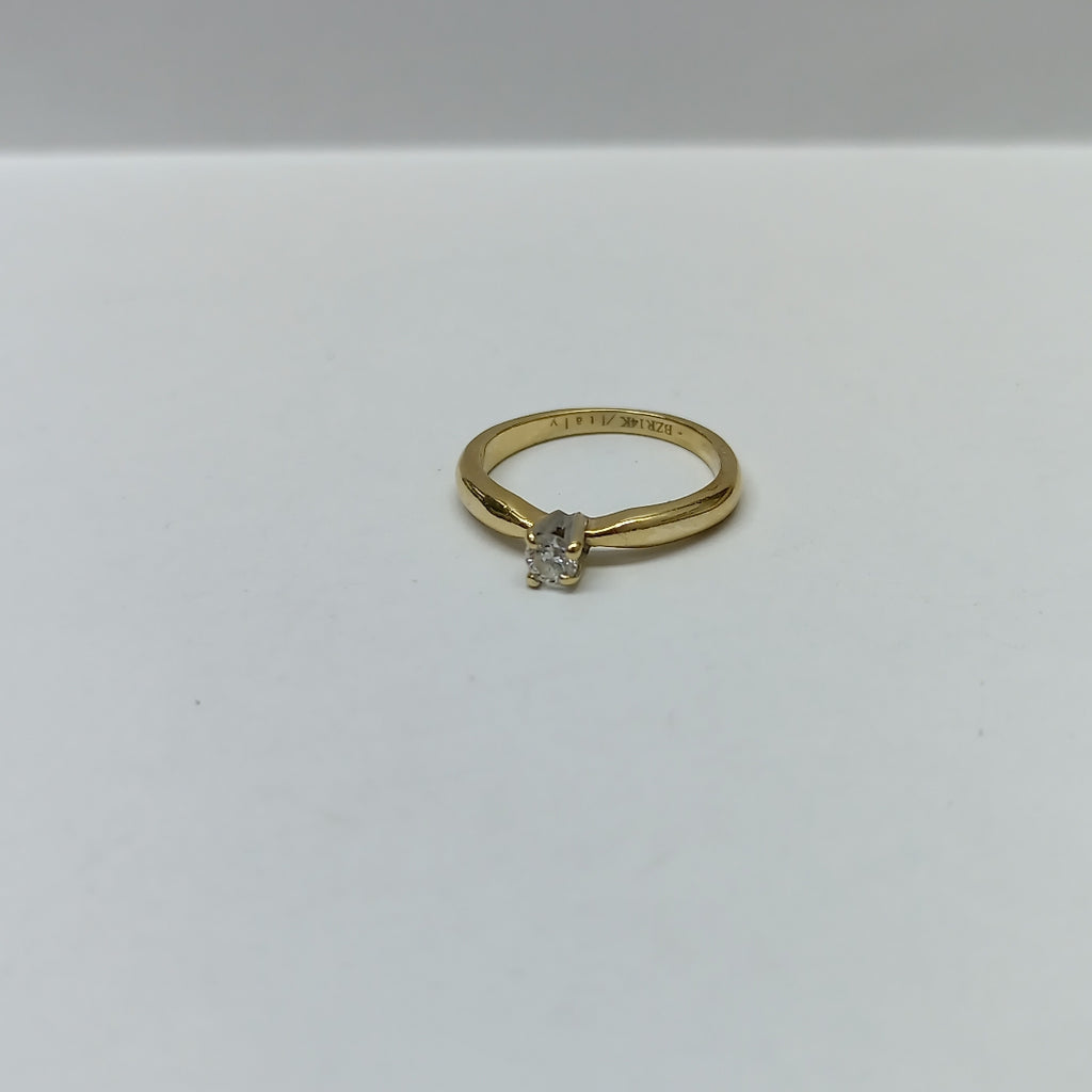 SOLITARIO ORO 14 K 2.5 GRMS (SEMINUEVO)