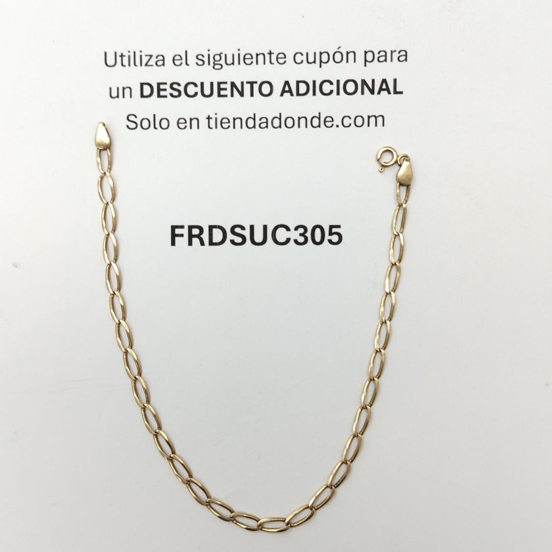 PULSERA ORO 14 K 3.8 GRMS (SEMINUEVO)