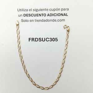 PULSERA ORO 14 K 3.8 GRMS (SEMINUEVO)