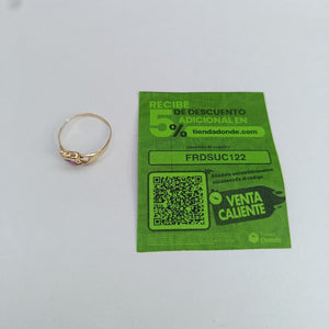 ANILLO ORO 14 K 1.7 GRMS (SEMINUEVO)