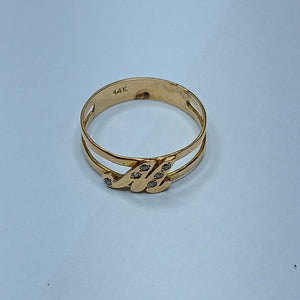 ARGOLLA ORO 14 K 1.7 GRMS (SEMINUEVO)