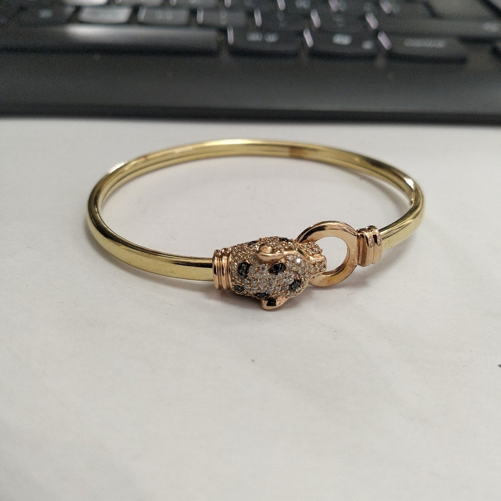 PULSERA RIGIDA ORO 14 K 9,40 GRMS (SEMINUEVO)