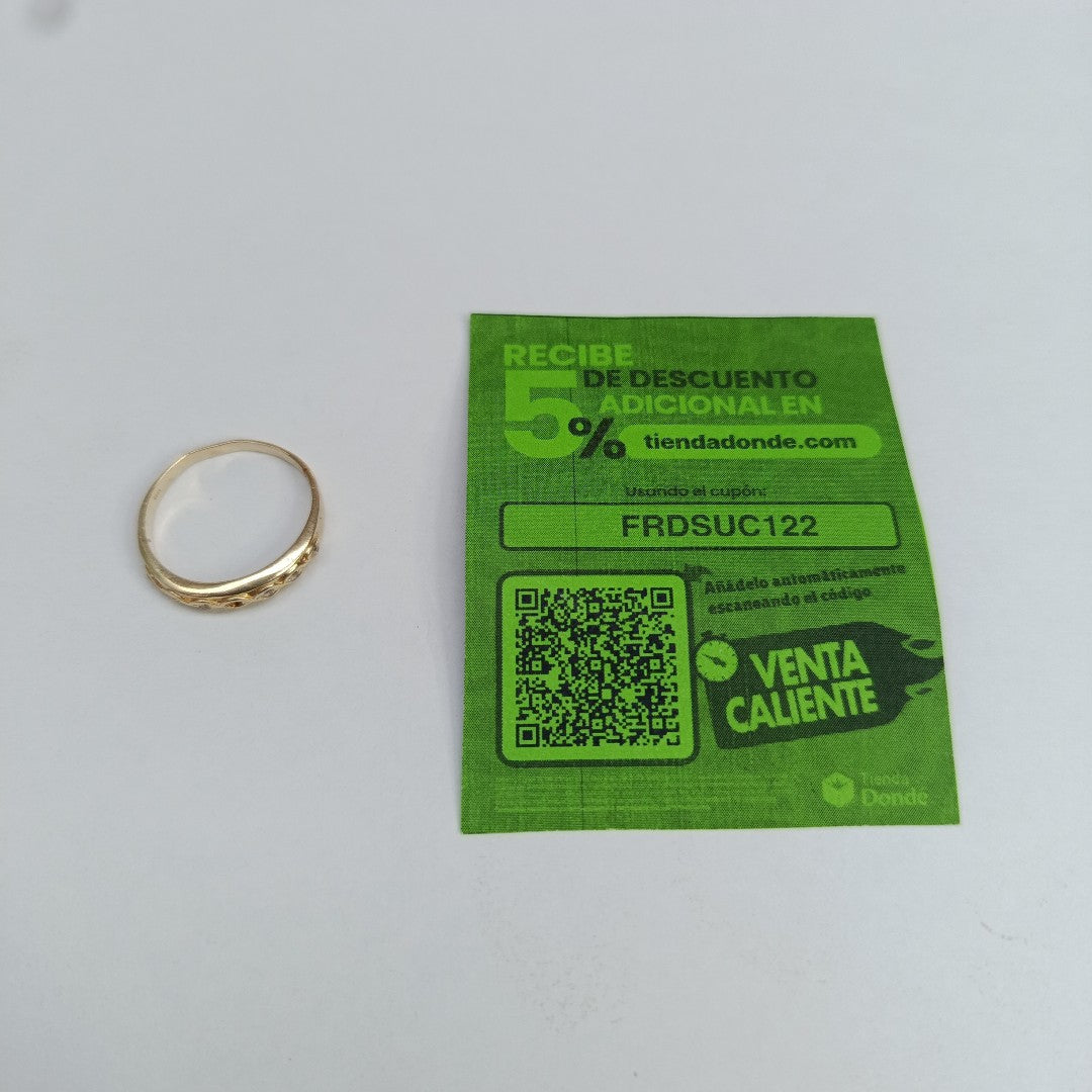 ANILLO ORO 14 K 2,10 GRMS (SEMINUEVO)