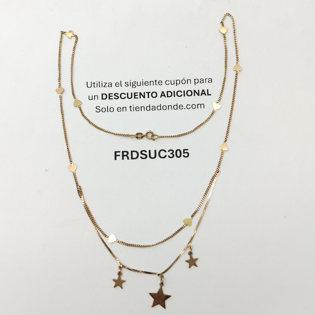 GARGANTILLA ORO 14 K 1,00 GRMS (SEMINUEVO)