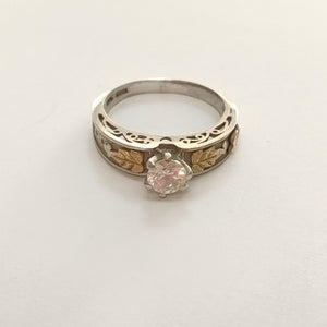 ANILLITO ORO BLANCO 14 K 3,90 GRMS (SEMINUEVO)