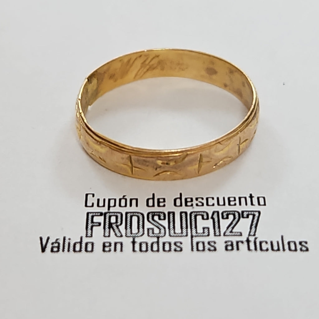 ARGOLLA ORO 10 K 2.4 GRMS (SEMINUEVO)