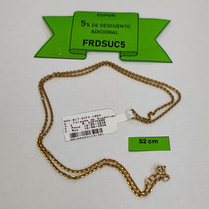 CADENA ORO 14 K 5,30 GRMS (SEMINUEVO)