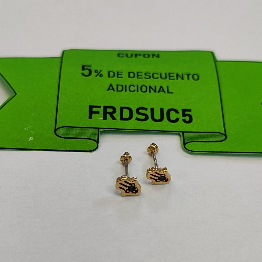 BROQUELES PAR ORO 14 K 0.8 GRMS (SEMINUEVO)