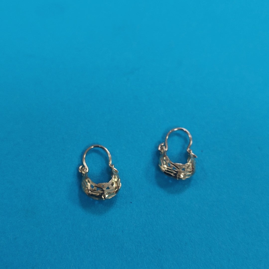 ARRACADAS PAR ORO 10 K 1 GRMS (SEMINUEVO)