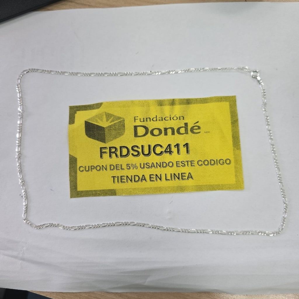 CADENA 3X1 PLATA .925 60 CM 5.22 GR (NUEVO)