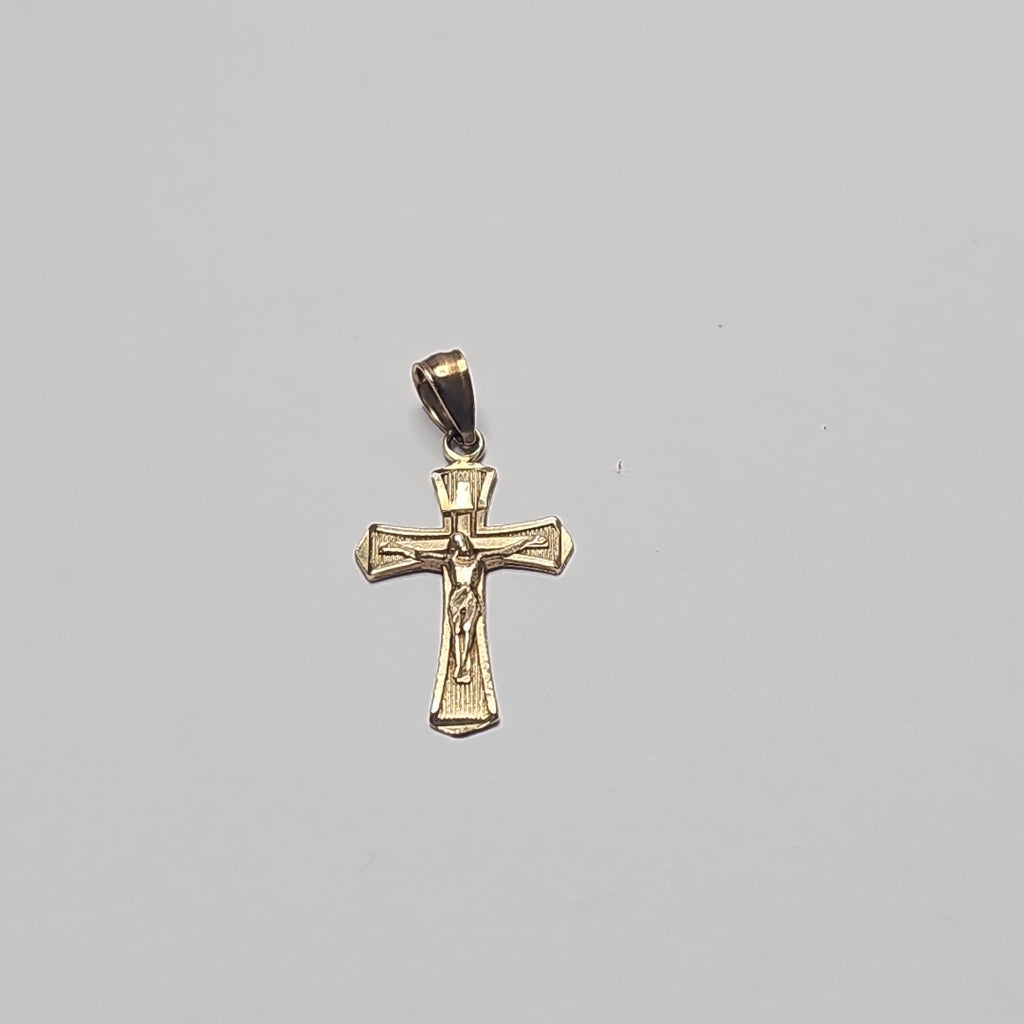 CRUCIFIJO ORO 14 K 0,70 GRMS (SEMINUEVO)