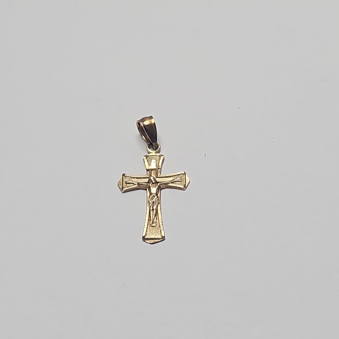 CRUCIFIJO ORO 14 K 0,70 GRMS (SEMINUEVO)