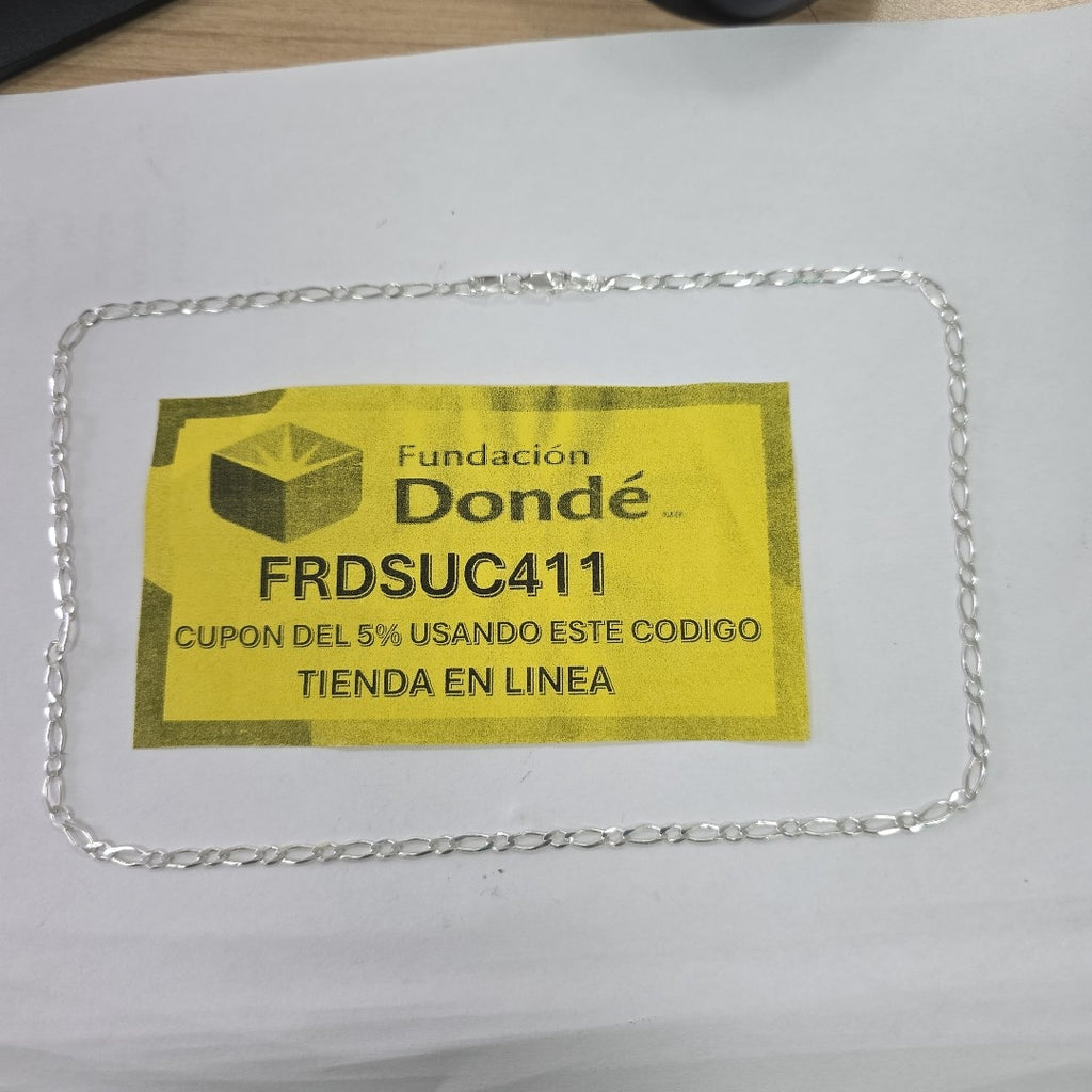 CADENA 1X1 PLATA .925 55 CM 6.62 GR (NUEVO)