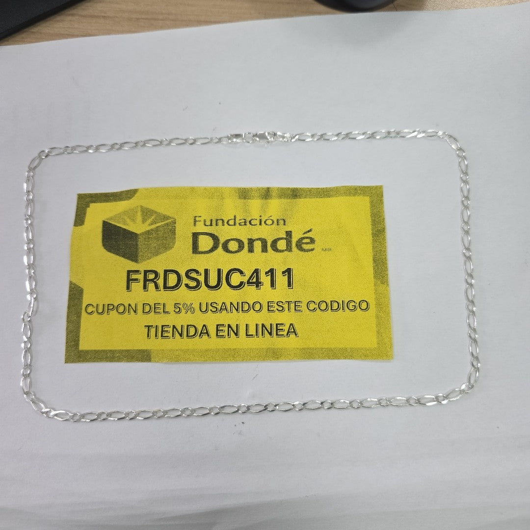 CADENA 1X1 PLATA .925 55 CM 6.62 GR (NUEVO)