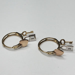 ARETES PAR ORO 14 K 2.3 GRMS (SEMINUEVO)