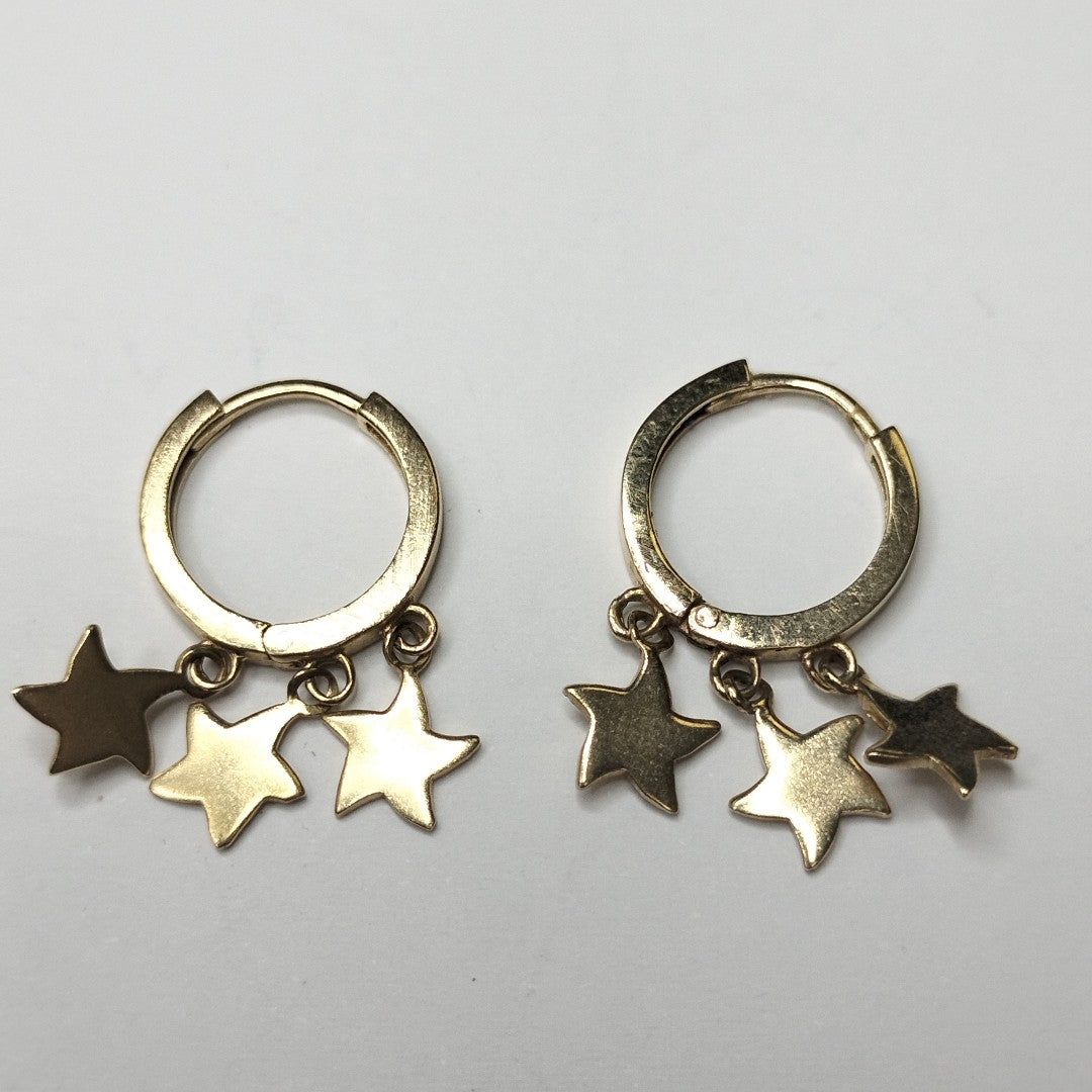 ARETES PAR ORO 14 K 2.3 GRMS (SEMINUEVO)