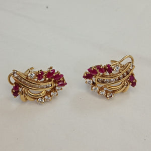 ARETES PAR ORO 14 K 6 GRMS (SEMINUEVO)