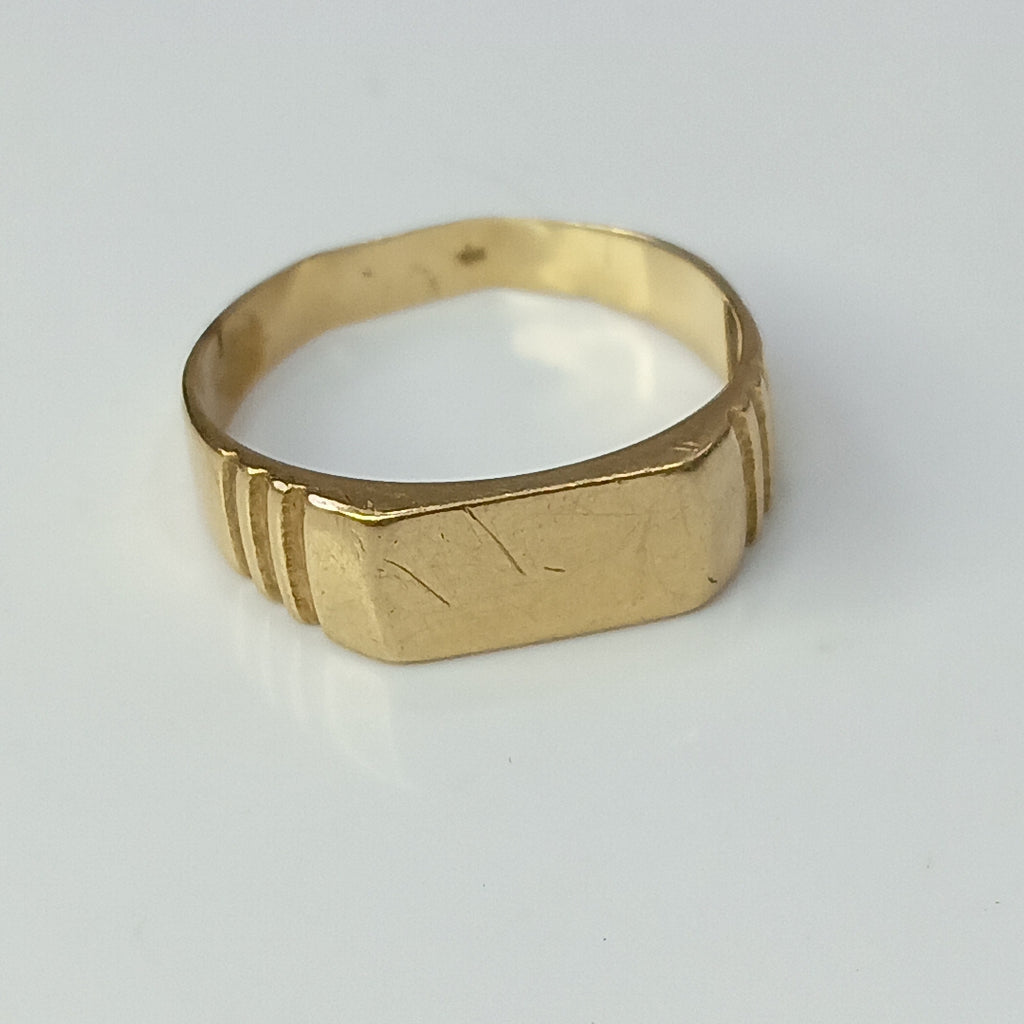 ANILLO ORO 14 K 3.3 GRMS (SEMINUEVO)
