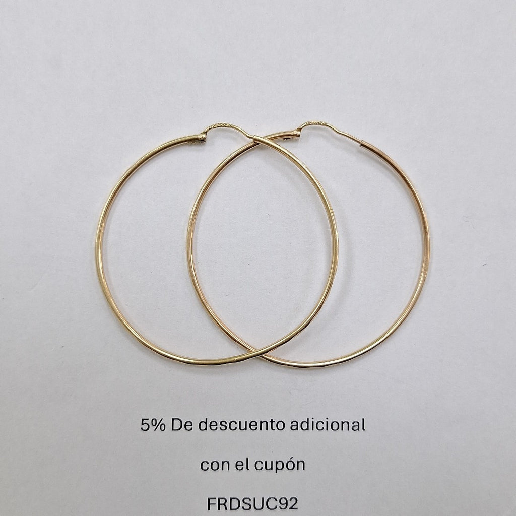 ARRACADAS PAR ORO 10 K 3.4 GRMS (SEMINUEVO)