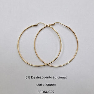 ARRACADAS PAR ORO 10 K 3.4 GRMS (SEMINUEVO)