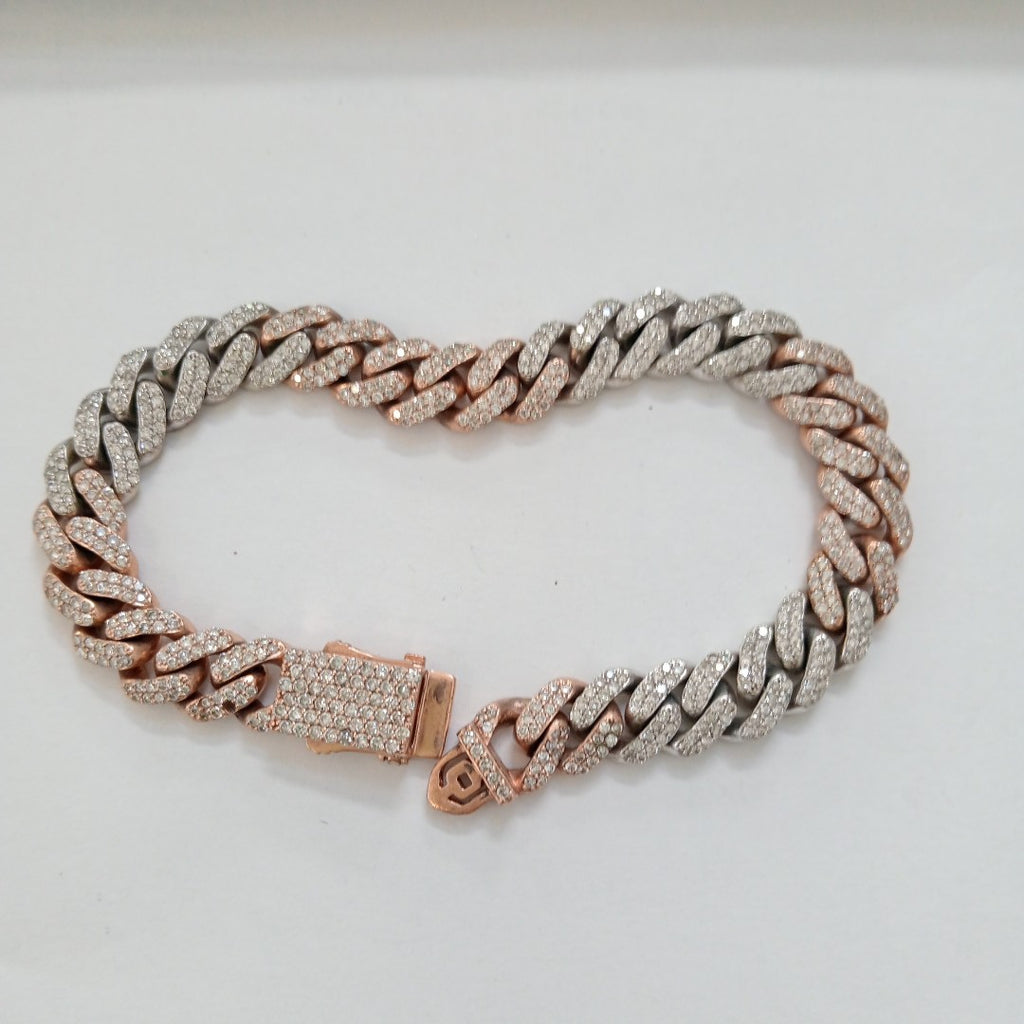 PULSERA ORO COMBINADO 10 K 28.9 GRMS (SEMINUEVO)