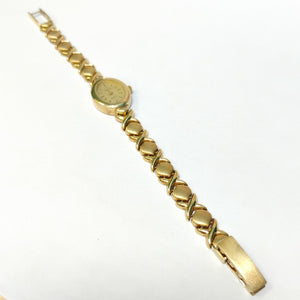RELOJ CAJA ACERO PULSO ORO ORO 14 K 20.8 GRMS (SEMINUEVO)