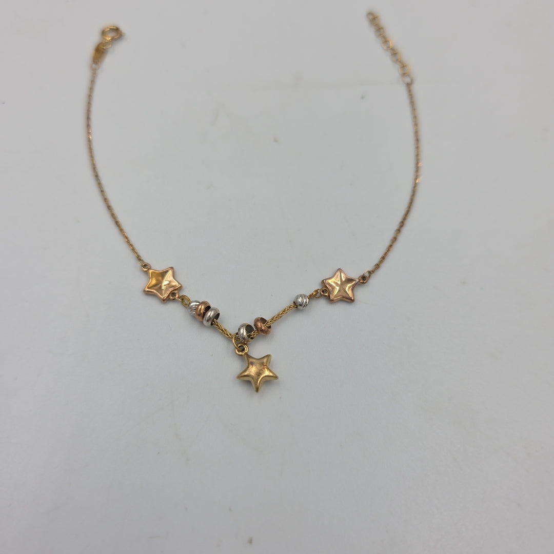 PULSERA ORO, ORO COMBINADO 14 K 1.8 GRMS (SEMINUEVO)