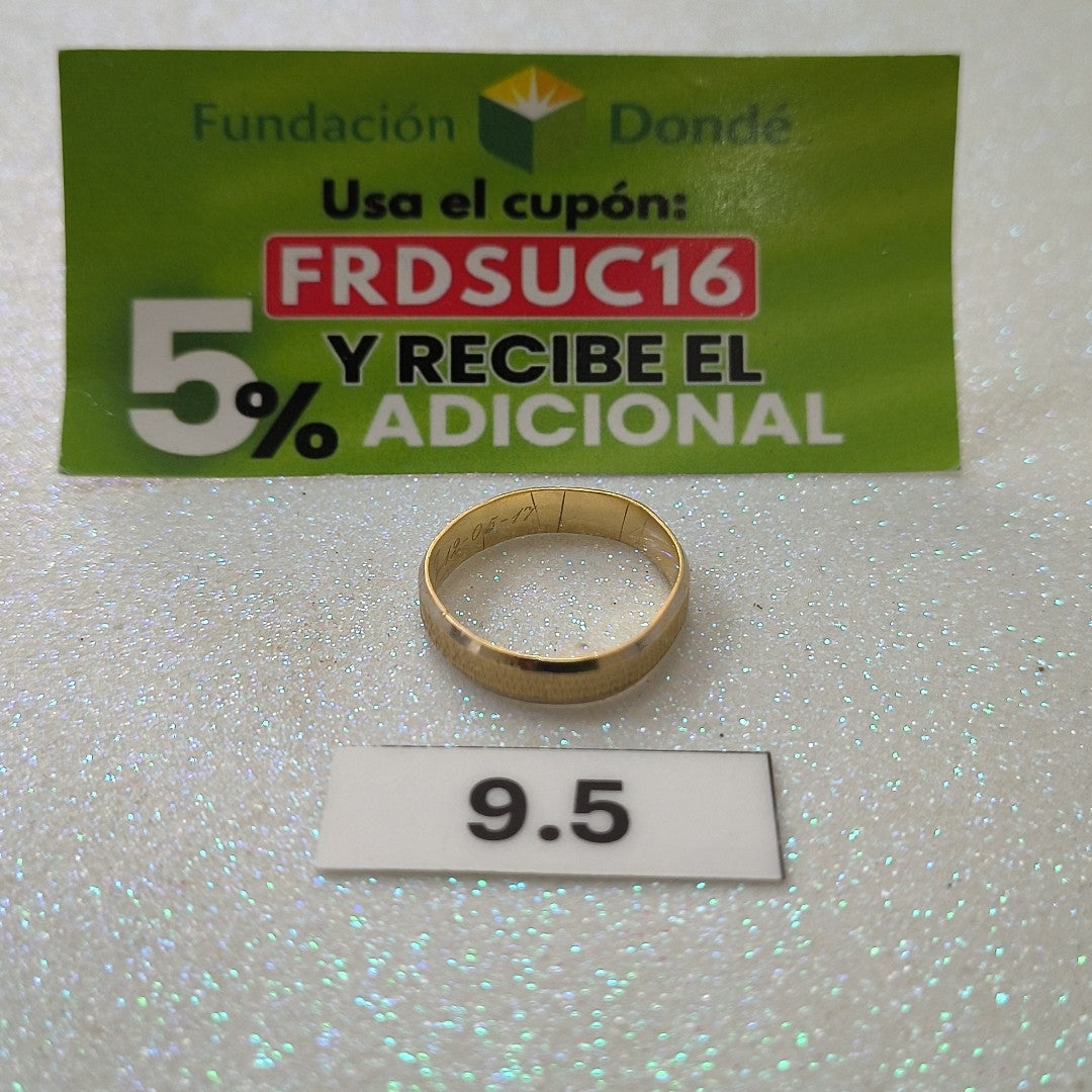ARGOLLA ORO 14 K 4.3 GRMS (SEMINUEVO)