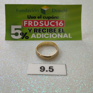 ARGOLLA ORO 14 K 4.3 GRMS (SEMINUEVO)