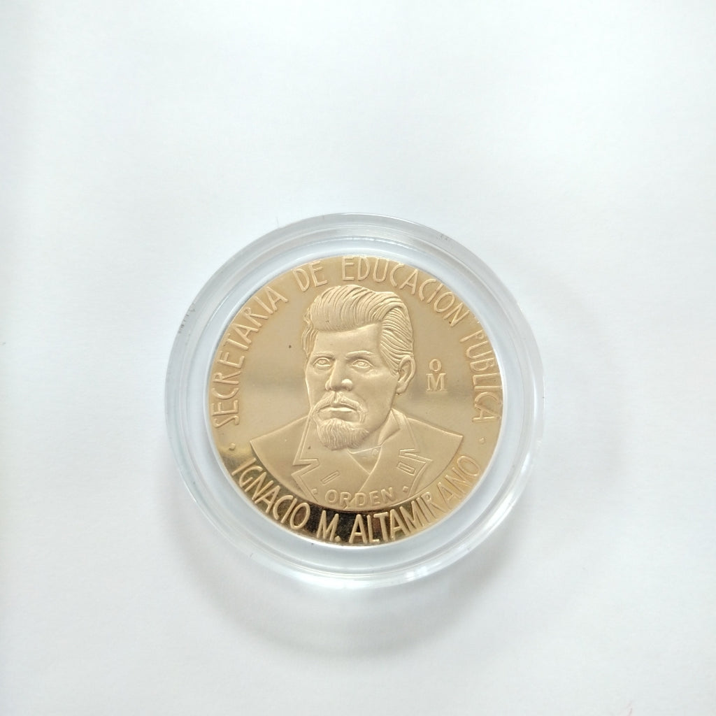 MEDALLA CONMEMORATIVA ORO 21 K 42,00 GRMS (SEMINUEVO)