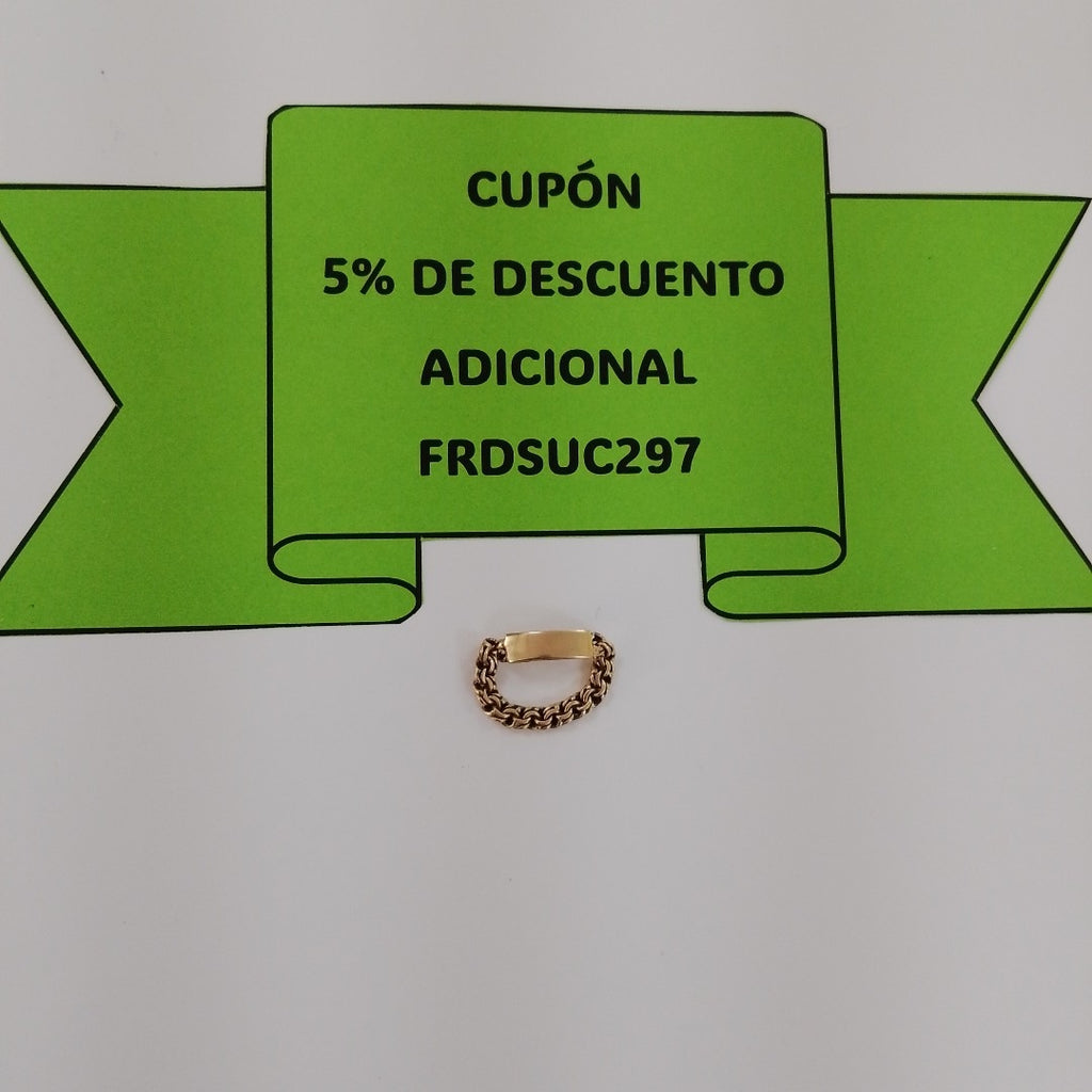 ANILLITO ORO 14 K 2.1 GRMS (SEMINUEVO)