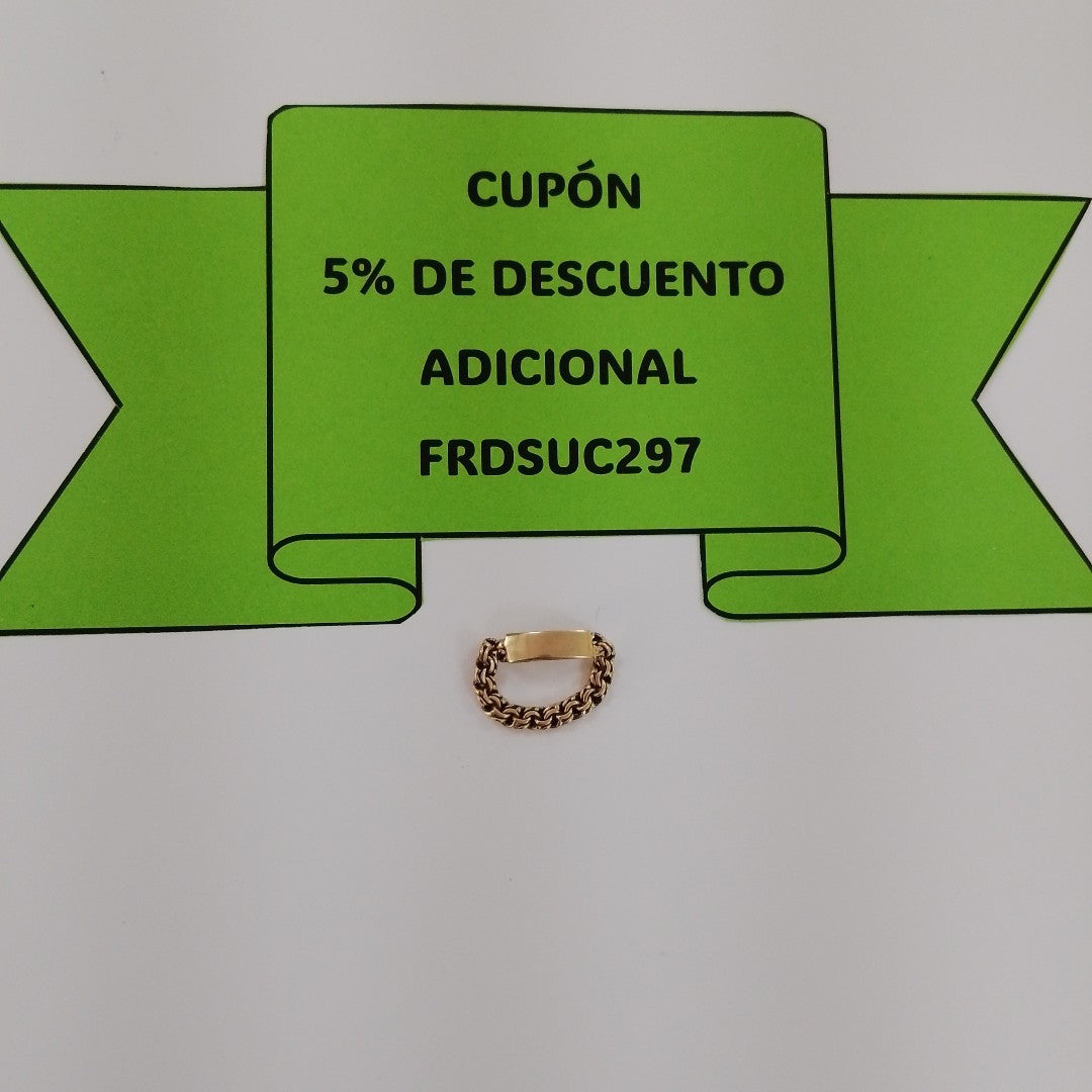 ANILLITO ORO 14 K 2.1 GRMS (SEMINUEVO)