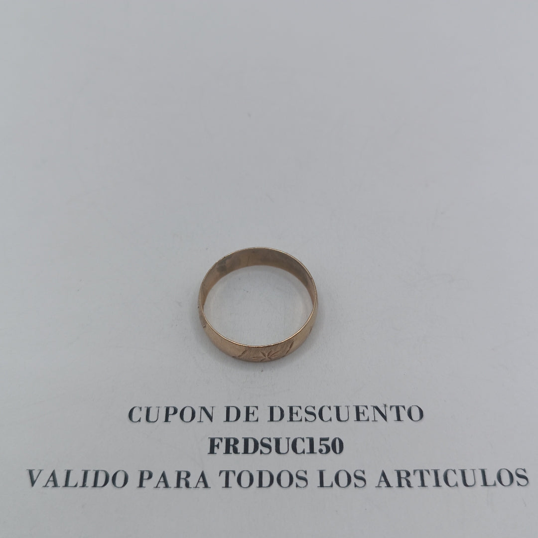 ANILLITO, ARGOLLA ORO 8 K 1.4 GRMS (SEMINUEVO)