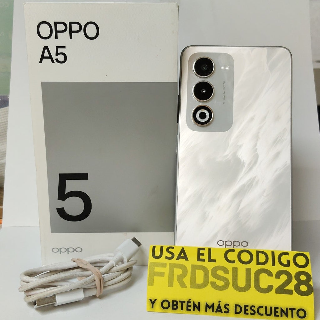 CELULAR OPPO A5 CPH2727 (2025) 256 GB 4 GB RAM (SEMINUEVO)