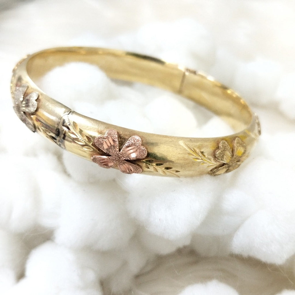 PULSERA RIGIDA ORO 14 K 20.2 GRMS (SEMINUEVO)