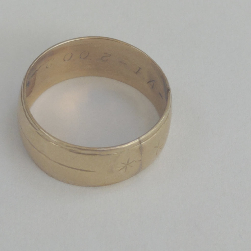 ANILLO ORO 14 K 4.4 GRMS (SEMINUEVO)