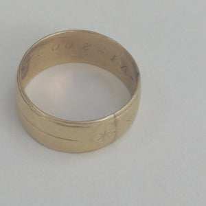 ANILLO ORO 14 K 4.4 GRMS (SEMINUEVO)