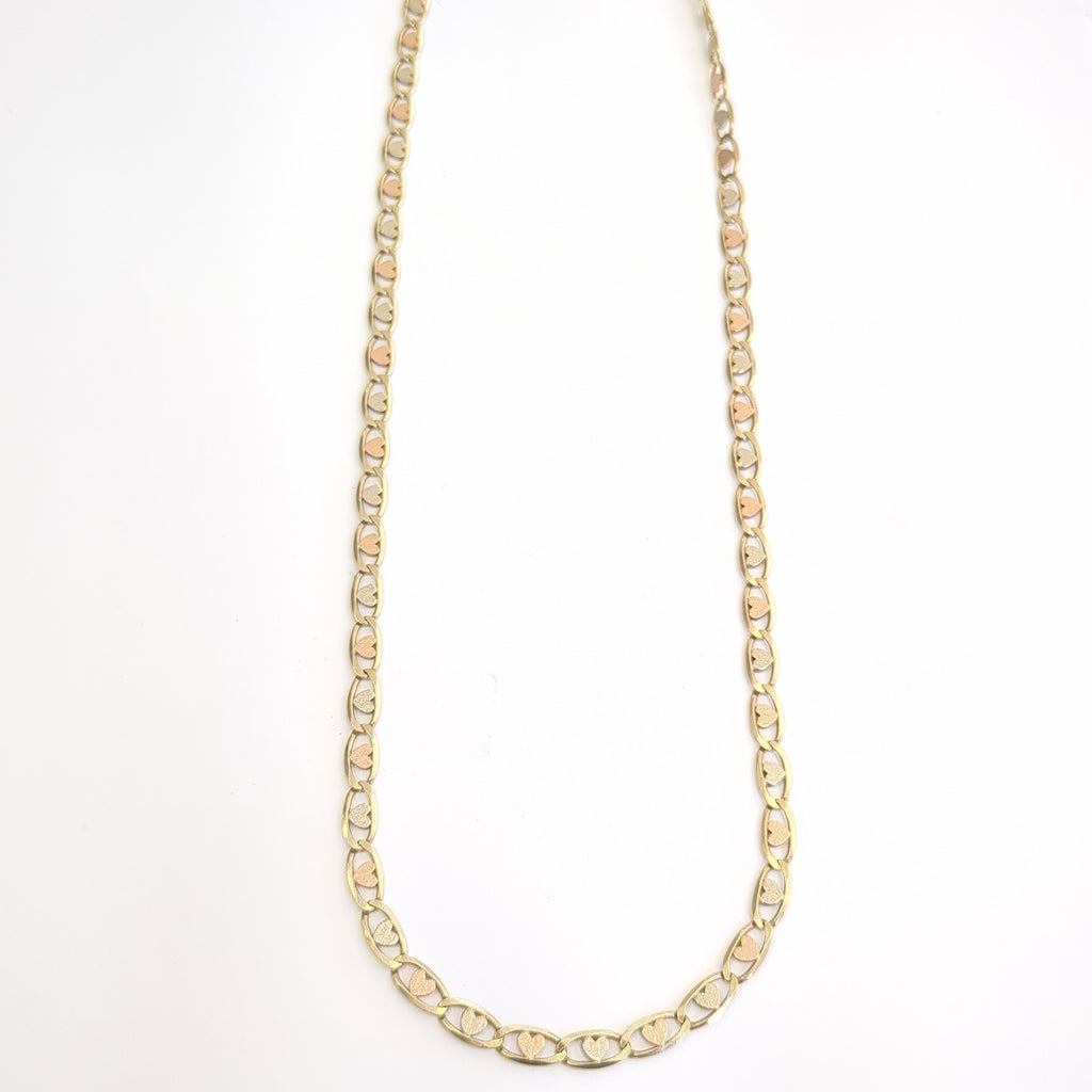 CADENA ORO COMBINADO 14 K 17,80 GRMS (SEMINUEVO)