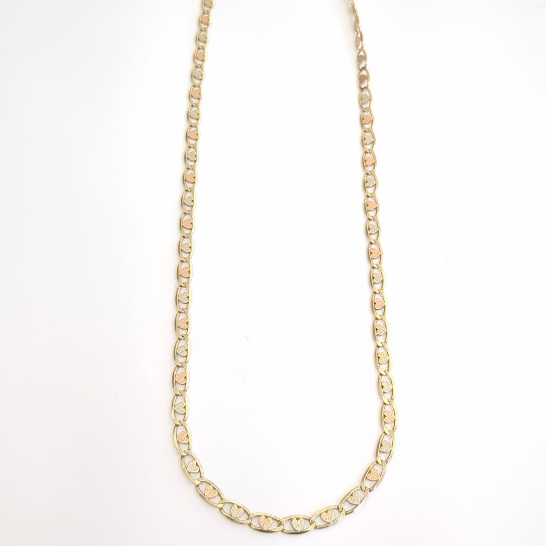 CADENA ORO COMBINADO 14 K 17,80 GRMS (SEMINUEVO)