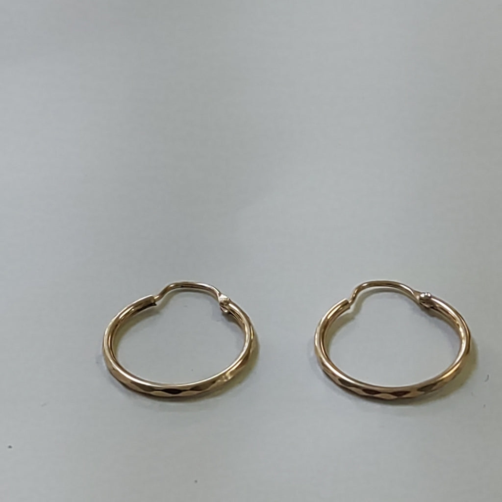 ARRACADAS PAR ORO 14 K 1.1 GRMS (SEMINUEVO)