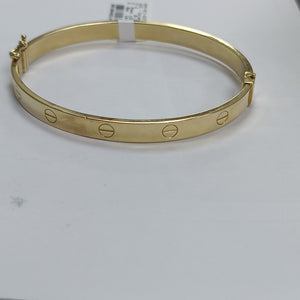 PULSERA RIGIDA ORO 10 K 5,90 GRMS (SEMINUEVO)