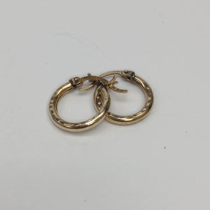 ARRACADAS PAR ORO 14 K 1,30 GRMS (SEMINUEVO)