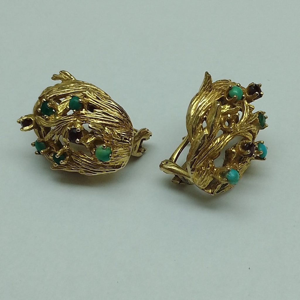 ARETES PAR ORO 10 K 13.9 GRMS (SEMINUEVO)